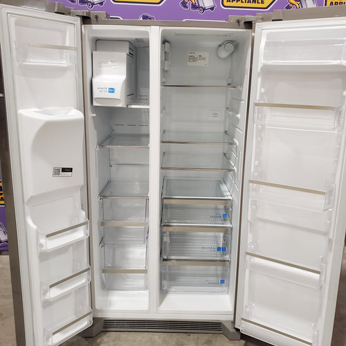 Pictures of Frigidaire Gallery Smudge Proof Stainless Steel 26 Cu. Ft. Side by Side Refrigerator with Bright LED Lighting 20231SD252 - GRSS2652AF - Scratch & Dent (Moderate) - Neu Appliance Outlet - Discount Appliance Outlet in Austin, Tx