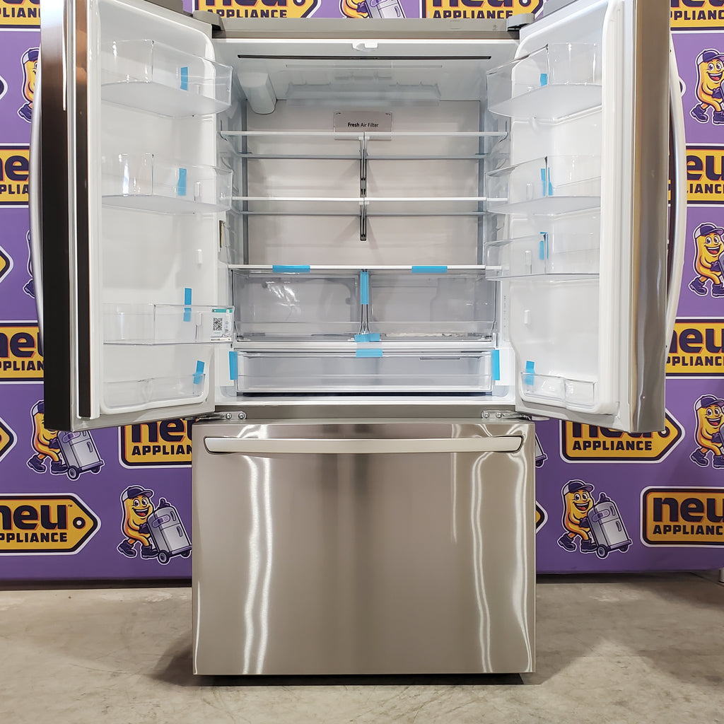 Pictures of LG 27 cu. ft. Smart Counter-Depth MAX™ French Door Refrigerator with Linear Cooling™ and Internal Water Dispenser LRFLC2706S - Scratch & Dent (Minor) - Neu Appliance Outlet - Discount Appliance Outlet in Austin, Tx