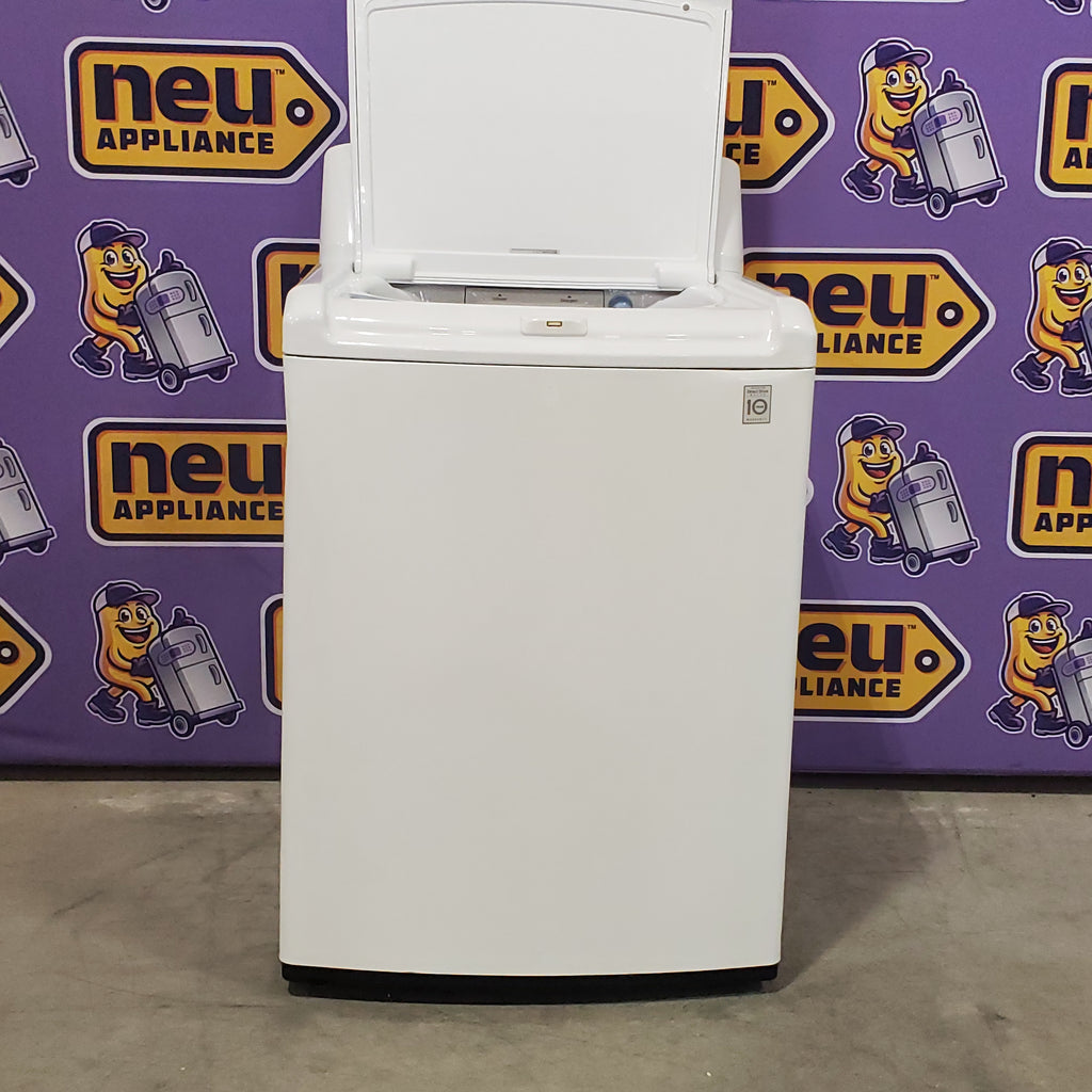 Pictures of LG 4.5 cu. ft. Ultra Large High Efficiency Top Load Washer w/ WaveForce™ 1CR04111 - WT4970CW - Certified Refurbished - Neu Appliance Outlet - Discount Appliance Outlet in Austin, Tx