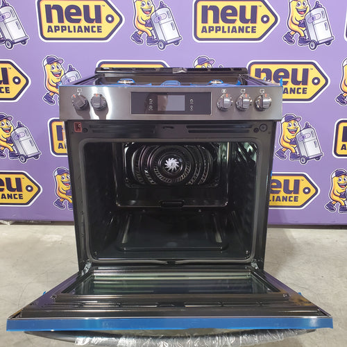 Frigidaire Gallery Black Stainless Steel Gas 30 Inch 6 Cu. Ft. Range with 15+ Ways to Cook 20531SD483 - GCFG3060BD - Scratch and Dent (Minor)