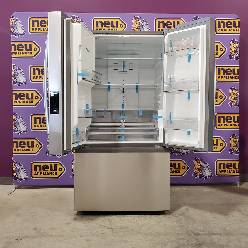 Pictures of Whirlpool 36-Inch French Door Refrigerator in Fingerprint Resistant Stainless Finish with In-Door Water and Ice Maker - 30 cu. ft. WRFF3536SZ - Open Box - Neu Appliance Outlet - Discount Appliance Outlet in Austin, Tx