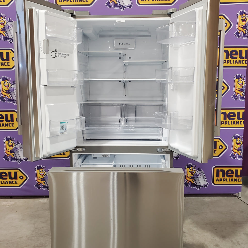 Pictures of LG 20 cu. ft. 3-Door French Door, Counter-Depth MAX™ Refrigerator with Hybrid Handles 22SD051 - LF20G6331S - Scratch & Dent (Minor) - Neu Appliance Outlet - Discount Appliance Outlet in Austin, Tx