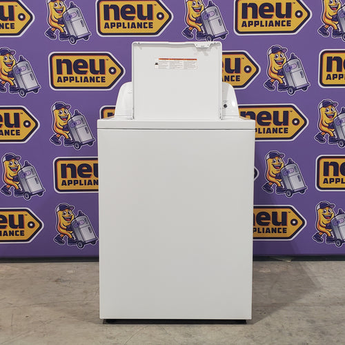 Pictures of Amana Top Load 3.5 Cu. Ft. Washer with Dual Action Agitator, Porcelain Tub, and Late Lid Lock NTW4516FW - Open Box - Neu Appliance Outlet - Discount Appliance Outlet in Austin, Tx