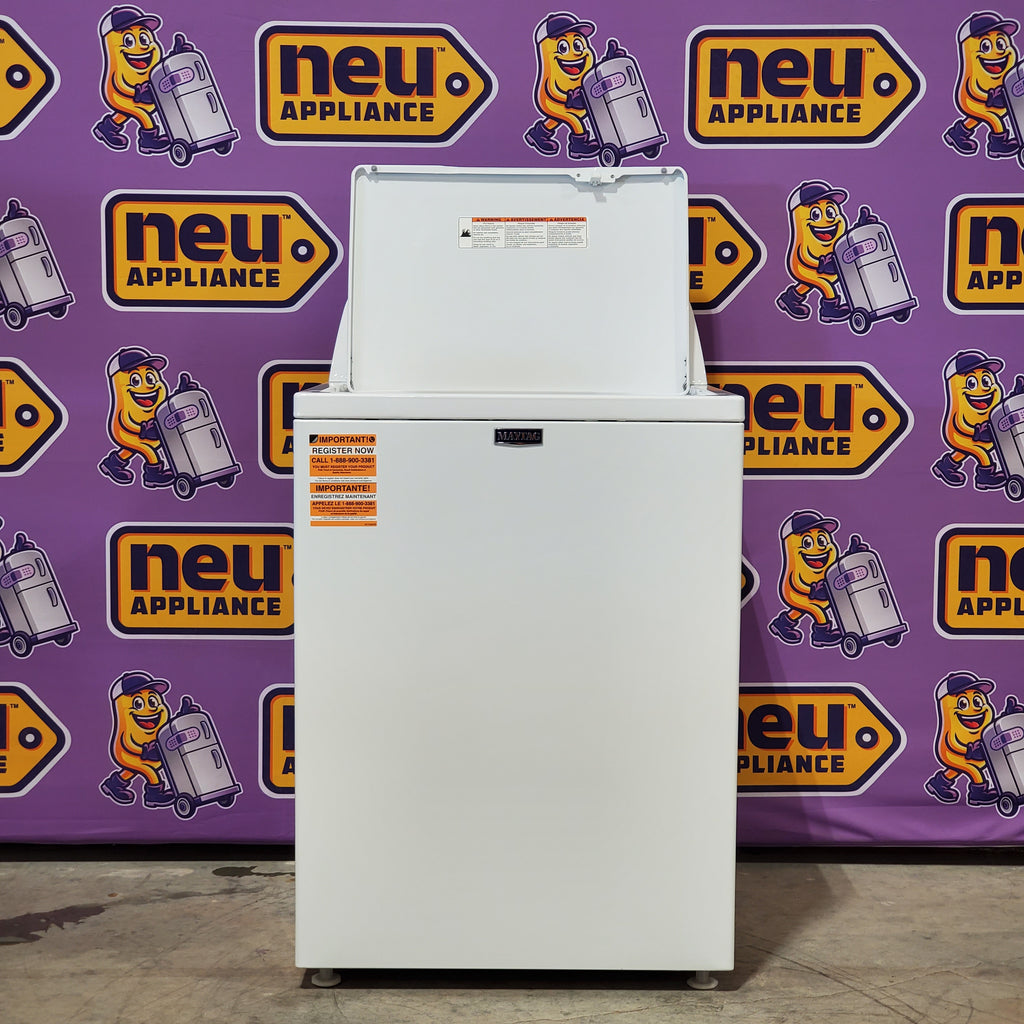 Pictures of Maytag Top Load 3.8 cu. ft. Washer with Deep Fill and Quick Wash Cycle MVW4005SW - Open Box - Neu Appliance Outlet - Discount Appliance Outlet in Austin, Tx