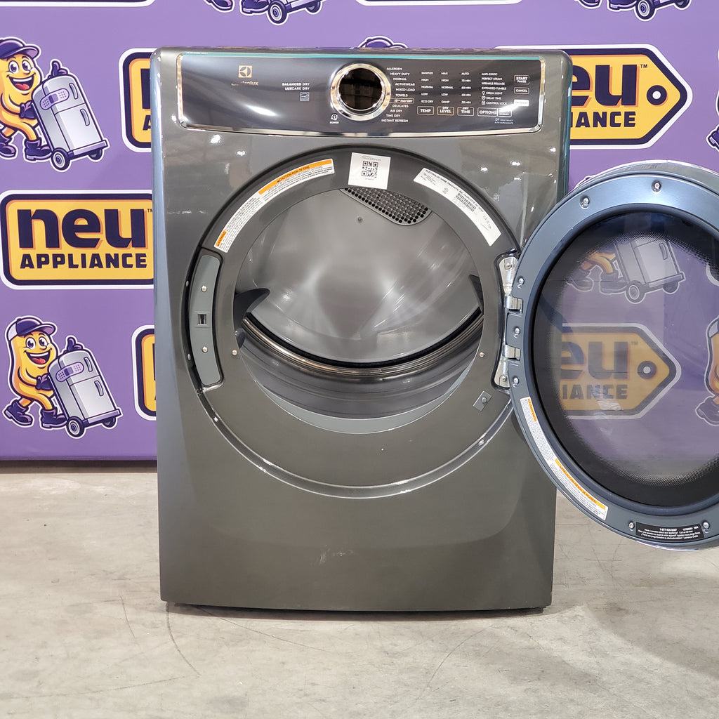 Pictures of Electrolux Titanium 600 Series Electric 8.0 Cu. Ft. Dryer with Balanced Dry and Perfect Steam Option ELFE7637AT - Open Box - Neu Appliance Outlet - Discount Appliance Outlet in Austin, Tx