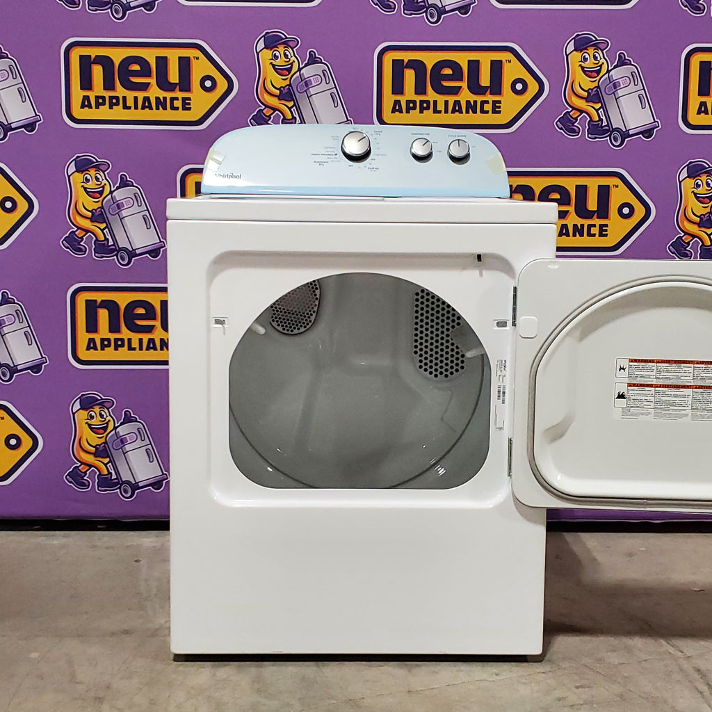 Whirlpool Top Load 3.5 Cu. Ft. Washer with Deep Water Wash Option WTW4816FW - Scratch & Dent (Minor) and Whirlpool Vented 7.0 Cu. Ft. Electric Dryer 16046 - WED4815EW - Scratch & Dent (Minor)