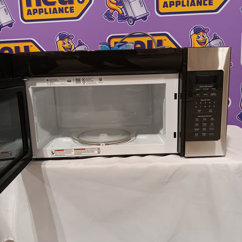 GE® 1.7 Cu. Ft. Over-the-Range Sensor Microwave Oven in Stainless Steel 25SA222 - JVM6175SKSS - Scratch & Dent (Minor)