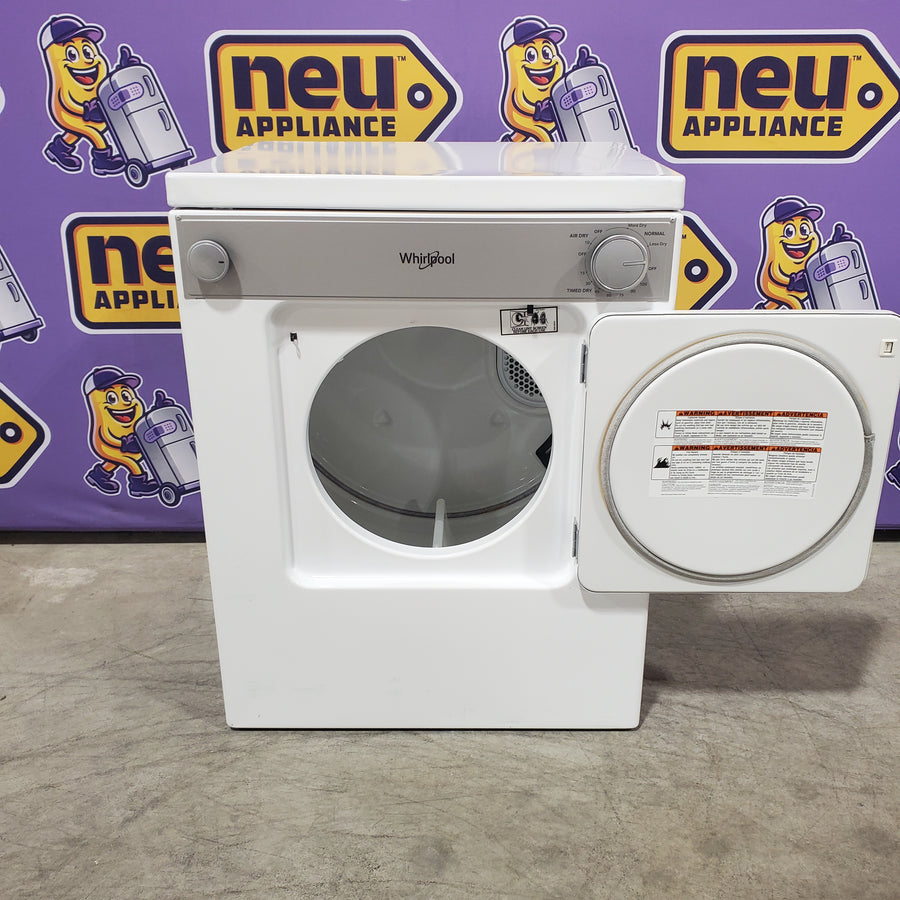 Whirlpool 3.4 cu. ft. Compact Front Load Dryer with Flexible Installation 31132SD99 - LDR3822PQ - Scratch & Dent (Moderate)