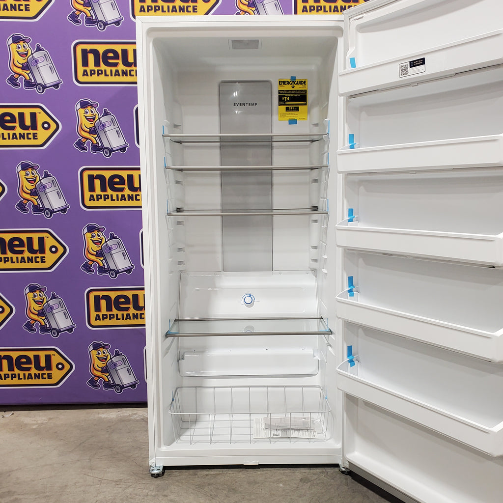 Pictures of Frigidaire 20 Cu. Ft. Garage Ready Upright Freezer in White 20SD003 - FRUF2020AW - Scratch & Dent (Moderate) - Neu Appliance Outlet - Discount Appliance Outlet in Austin, Tx