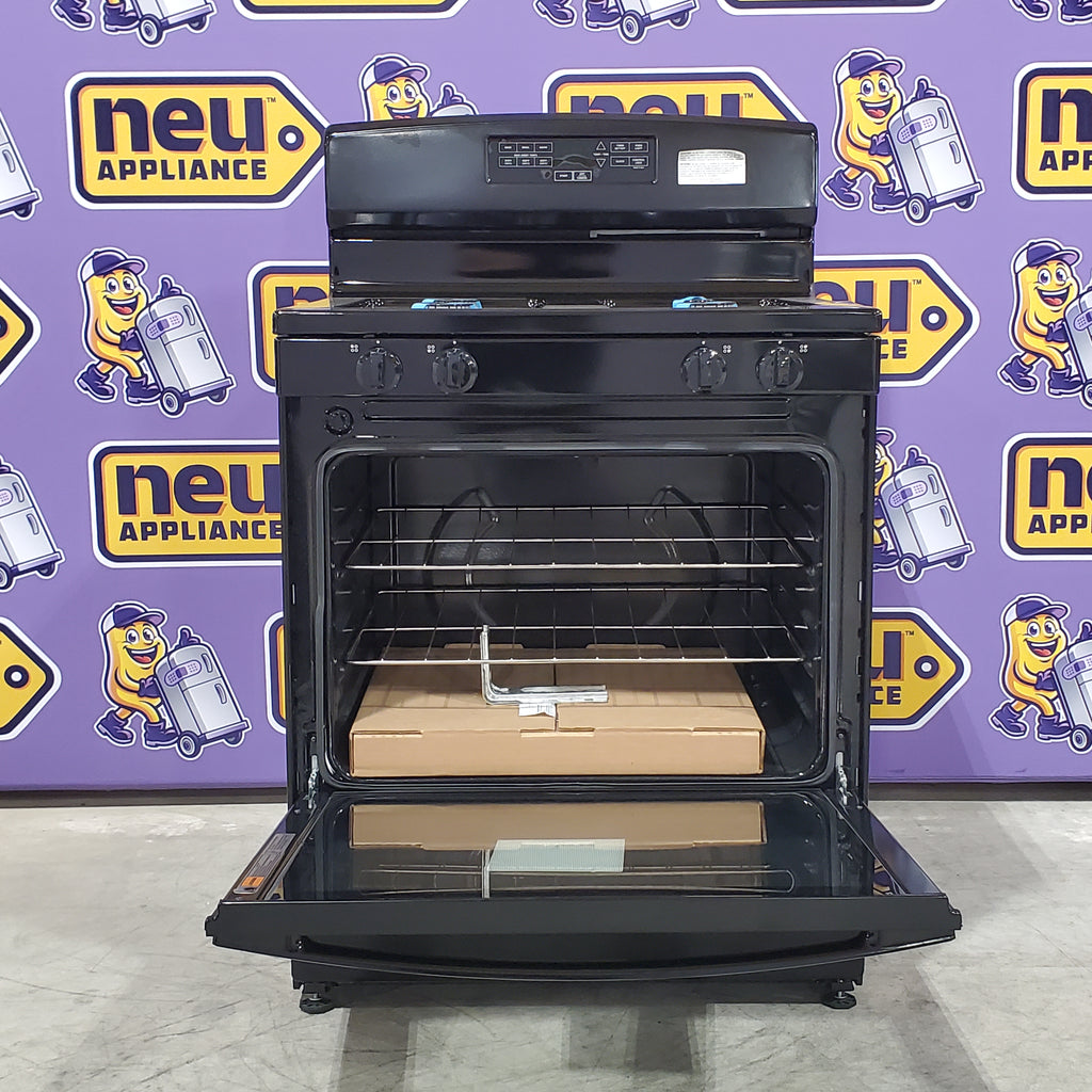 Pictures of Amana Gas 30 Inch Range with Bake Assist Temps and Extra Large Oven Window AGR6303MMB - Scratch and Dent (Minor) - Neu Appliance Outlet - Discount Appliance Outlet in Austin, Tx