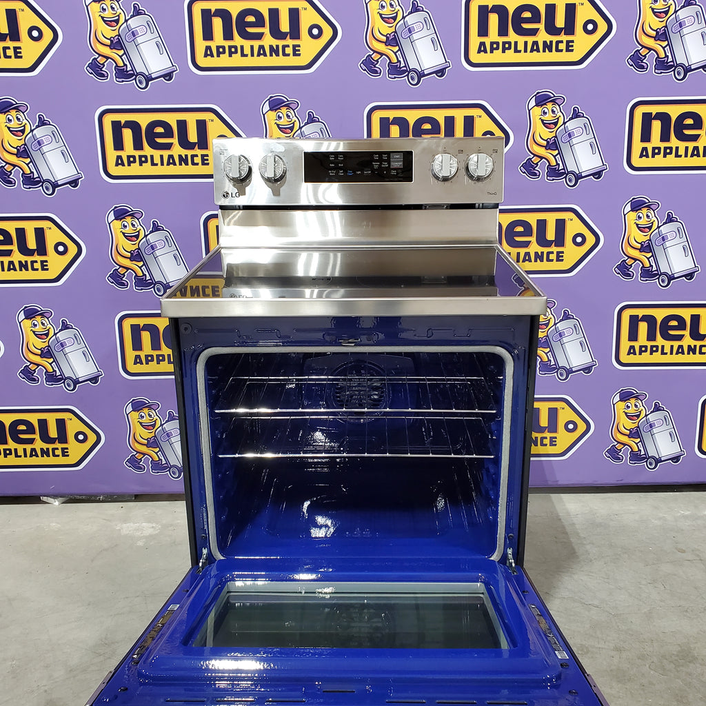 Pictures of LG 6.3 cu. ft. Smart Wi-Fi Enabled Fan Convection Electric Range with Air Fry & EasyClean® 17SD85 - LREL6323S - Scratch & Dent (Minor) - Neu Appliance Outlet - Discount Appliance Outlet in Austin, Tx