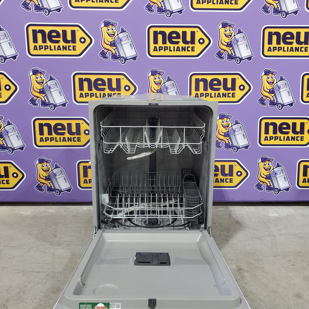 Pictures of GE Dishwasher with Front Controls with Sanitize, Dry Boost, 55 dBA in White 25139SD783 - GDF450PGRBB - Open Box - Neu Appliance Outlet - Discount Appliance Outlet in Austin, Tx