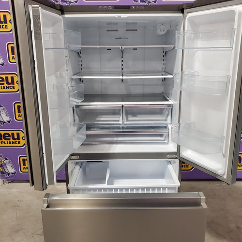 Hisense 26.6 cu. ft. French Door Refrigerator in Fingerprint Resistant Stainless Steel 22131SD96 - HRF266N6CSE1 - Scratch & Dent (Minor)