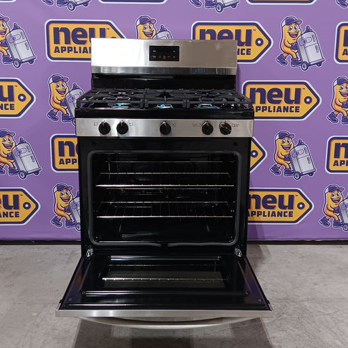 Frigidaire 5 Burner Gas Range with Even Baking Technology in Stainless Steel 25CR176 - FCRG3052BS - Scratch & Dent (Minor)