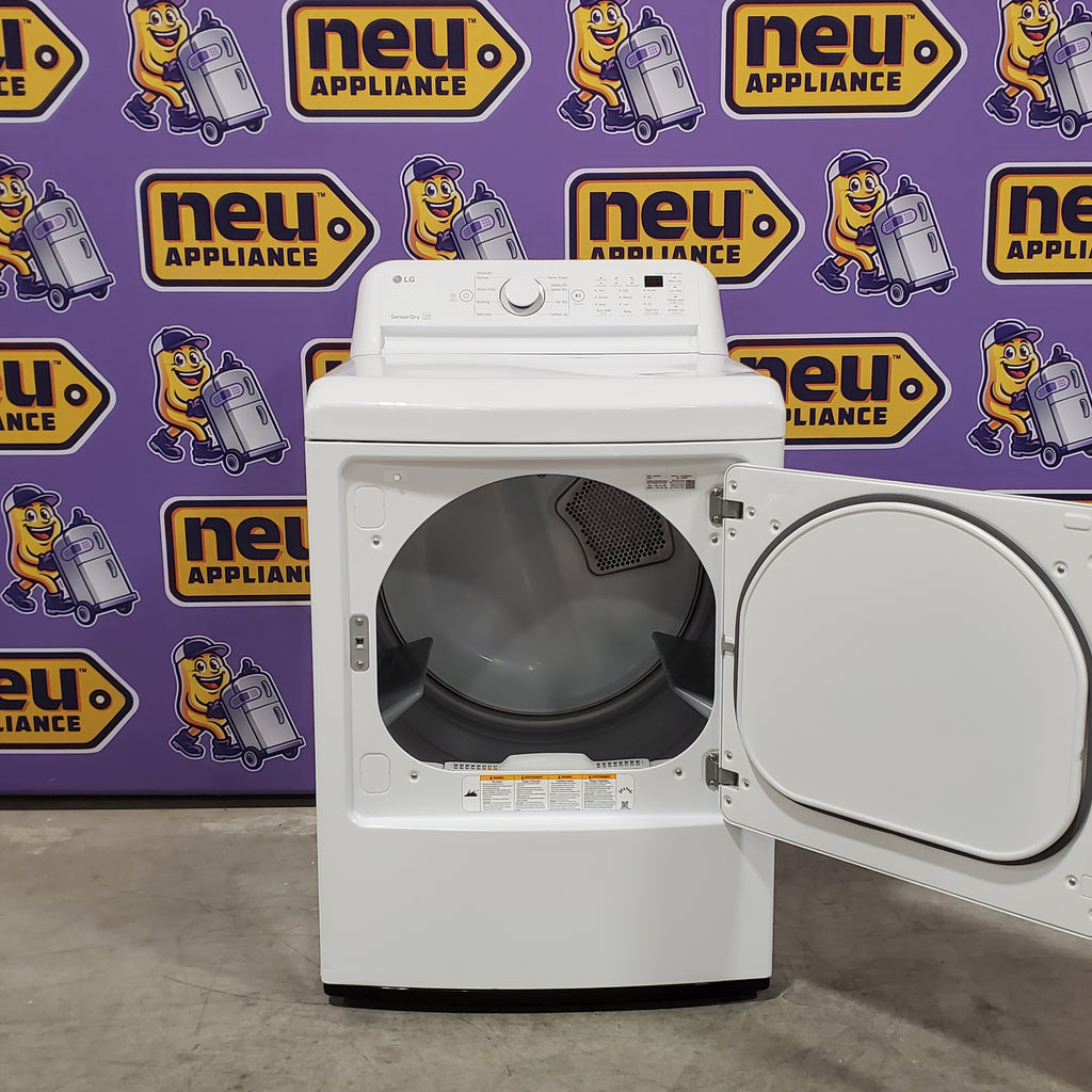 Pictures of LG 7.3 cu. ft. Ultra Large High Efficiency Electric Dryer in White 1CR05075 - DLE7000W - Certified Refurbished - Neu Appliance Outlet - Discount Appliance Outlet in Austin, Tx