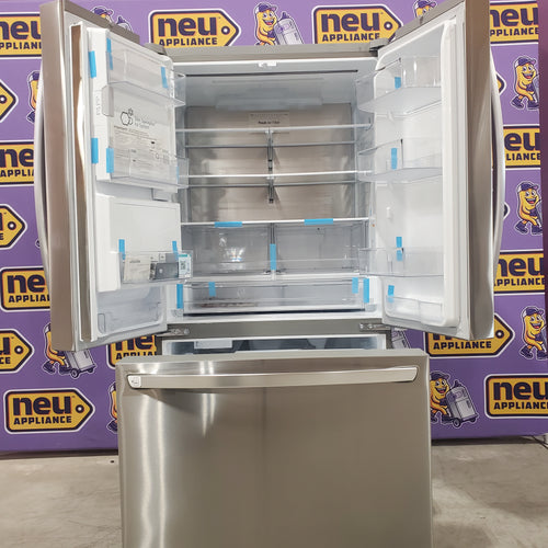 Pictures of LG 26 cu ft ENERGY STAR Counter-depth Smart French Door Refrigerator in Fingerprint Resistant Stainless Steel with Dual Ice Maker 3SD681 - LRFXC2606S - Scratch & Dent (Minor) - Neu Appliance Outlet - Discount Appliance Outlet in Austin, Tx