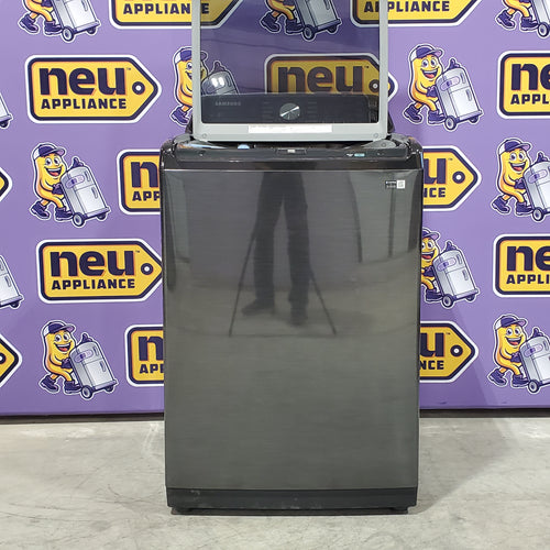 Pictures of Samsung 4.7 cu. ft. Large Capacity Smart Top Load Washer with Active WaterJet in Brushed Black WA47CG3500AVA4 - Scratch & Dent (Minor) - Neu Appliance Outlet - Discount Appliance Outlet in Austin, Tx