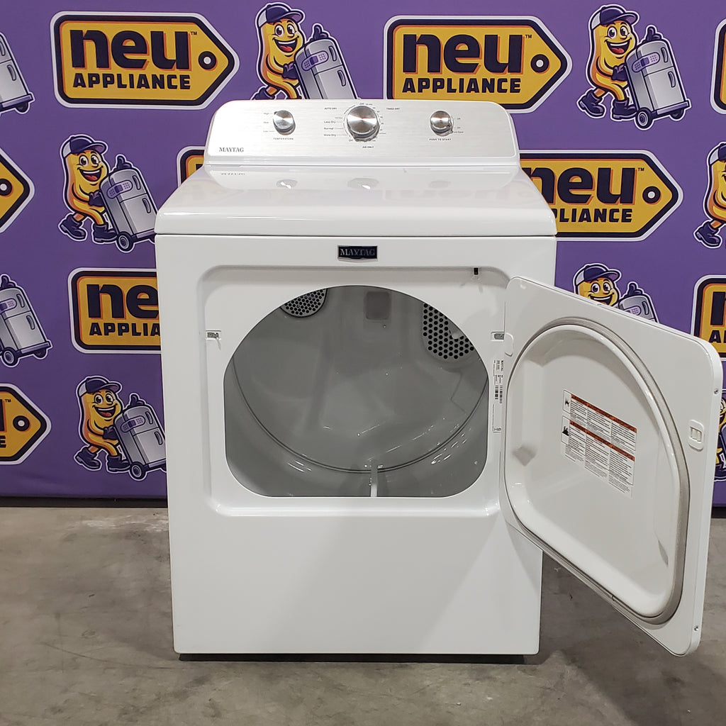 Pictures of Maytag 4.5 cu. ft. Capacity Top Load Washer with Power™ Agitator and Deep Fill MVW4505MW - Scratch & Dent (Minor) and Maytag 7.0 cu. ft. Capacity Top Load Electric Wrinkle Prevent Dryer 16119 - MED4500MW - Open Box - Neu Appliance Outlet - Discount Appliance Outlet in Austin, Tx