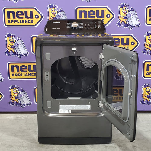 Samsung 7.4 cu. ft. Smart Electric Dryer with Sensor Dry in Brushed Black 5SD255 - DVE47CG3500V - Scratch & Dent (Minor)