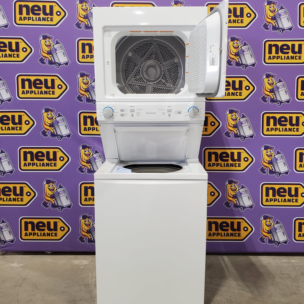 Pictures of Frigidaire Electric Washer/Dryer Laundry Center - 3.9 Cu. Ft Washer and 5.5 Cu. Ft. Dryer 22SD56 - FLCE7522AW - Scratch & Dent (Minor) - Neu Appliance Outlet - Discount Appliance Outlet in Austin, Tx