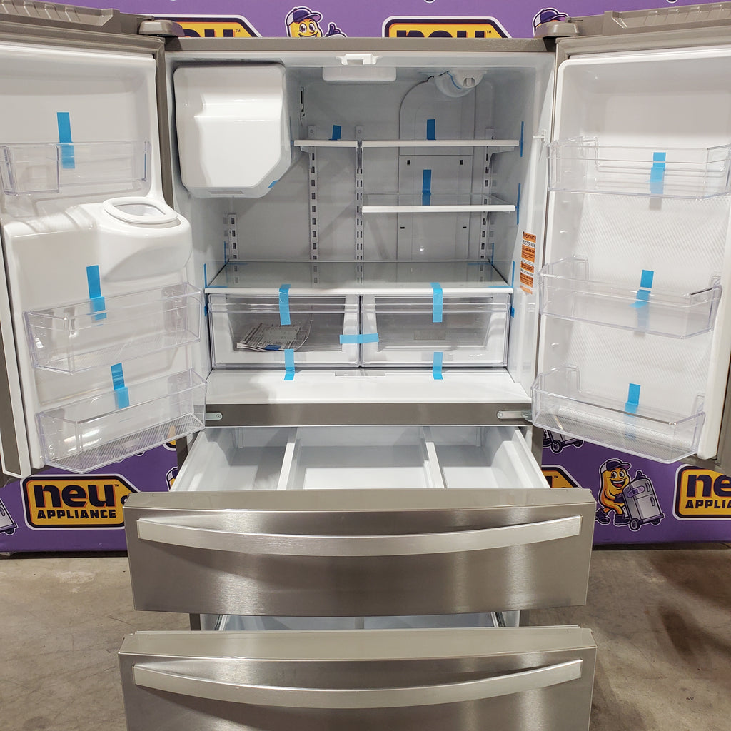 Pictures of Whirlpool French Door Bottom Mount Refrigerator in Fingerprint Resistant Stainless Steel 22132SD161 - WRMF3636RZ - Scratch & Dent (Minor) - Neu Appliance Outlet - Discount Appliance Outlet in Austin, Tx