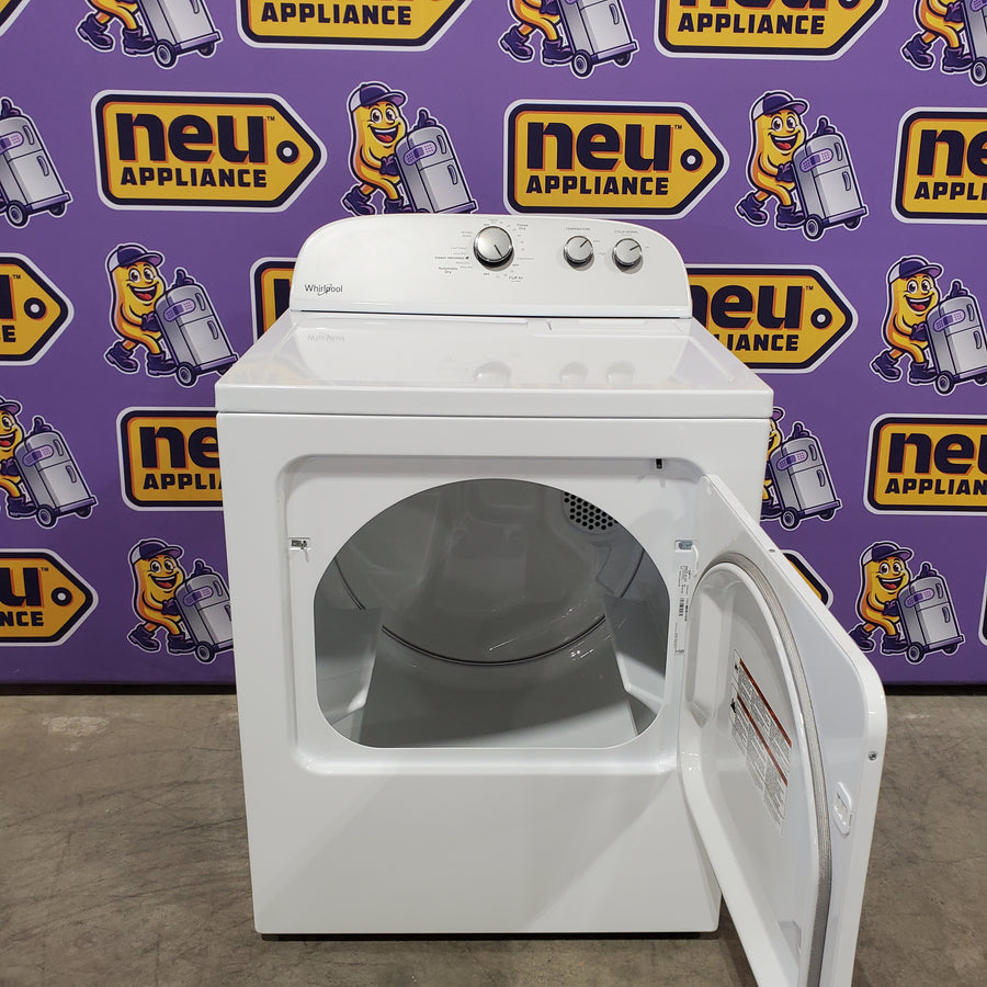 Whirlpool White Electric Extra Large 7.0 Cu. Ft. Dryer with Wrinkle Shield 22137SD384 - WED4815EW - Open Box