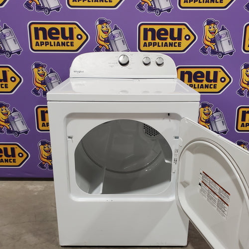 Whirlpool White Electric Extra Large 7.0 Cu. Ft. Dryer with Wrinkle Shield 22132SD121 - WED4815EW - Scratch & Dent (Minor)