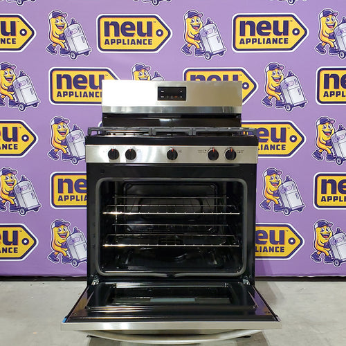 Frigidaire 5 Burner Gas Range with Even Baking Technology in Stainless Steel 4SD483 - FCRG3052BS - Scratch & Dent (Minor)