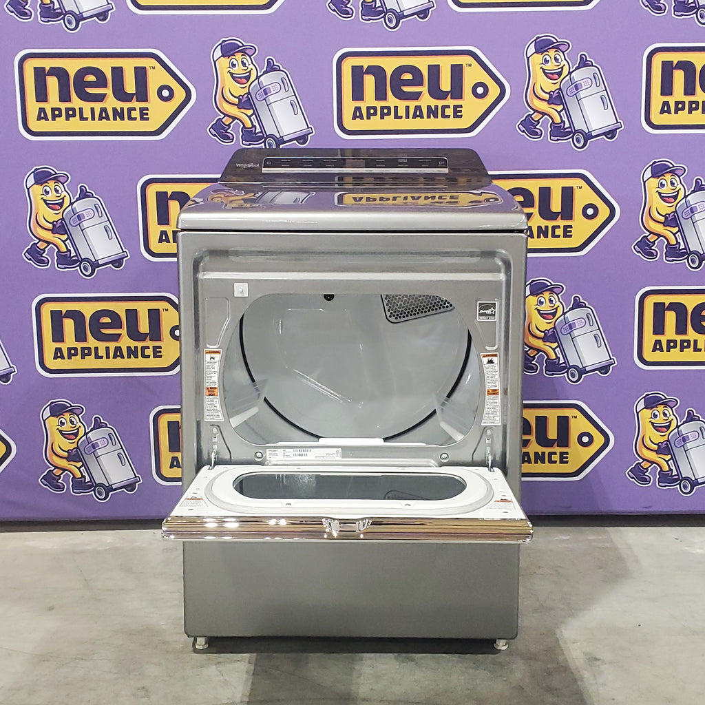 Whirlpool Top Load 5.2 Cu. Ft. Washer with Removable Agitator WTW8127LC - Scratch & Dent (Minor) and Whirlpool Electric 7.4 Cu. Ft. Dryer with Moisture Sensor 16060 - WED8127LC - Scratch and Dent (Minor)