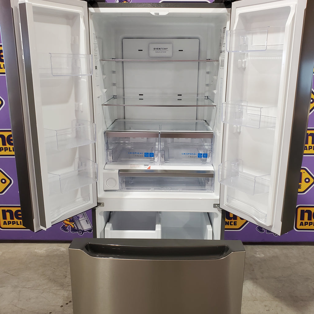 Frigidaire Gallery 20 Cu. Ft. 30" Wide Standard-Depth French Door Refrigerator in Stainless Steel 25139SD773 - GRFN2023AF - Scratch & Dent (Moderate)