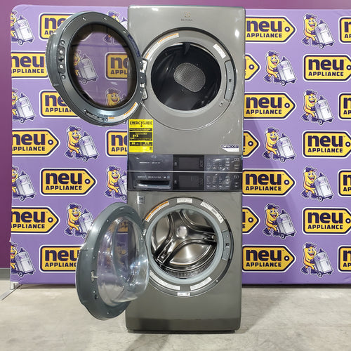Pictures of Electrolux Titanium 600 Series Laundry Tower Single Unit 4.5 cu ft Washer & 8 cu ft Electric Dryer ELTE7600AT - Scratch & Dent (Minor) - Neu Appliance Outlet - Discount Appliance Outlet in Austin, Tx