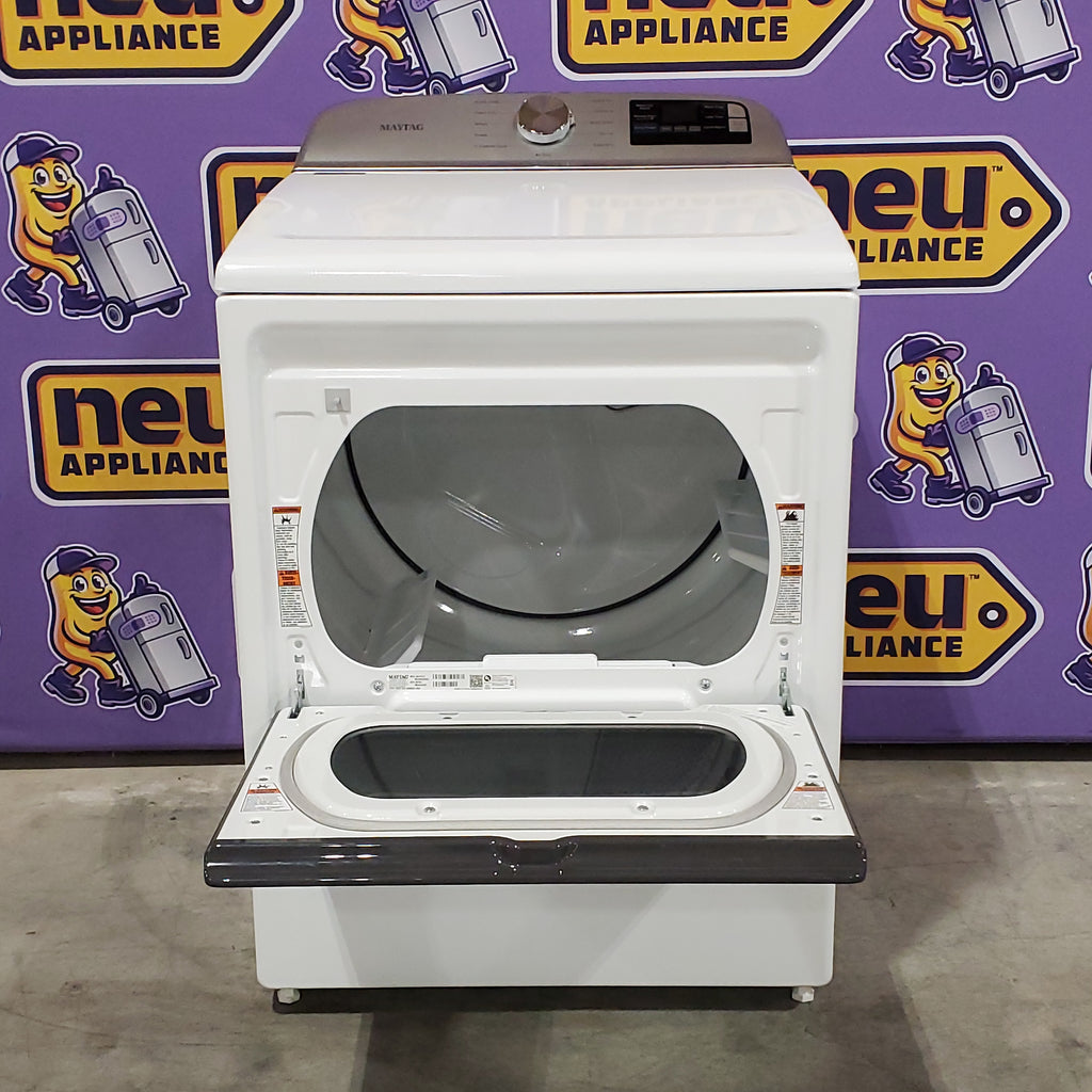 Pictures of Maytag 5.2 Cu. Ft. Top Load Agitator Washer with Extra Power and Smart Appliance MTW6205RW - Open Box and Maytag 7.4 Cu. Ft. Top Load Electric Dryer with Extra Power and Advanced Moisture Sensing 16124 - MED6205RW - Open Box - Neu Appliance Outlet - Discount Appliance Outlet in Austin, Tx