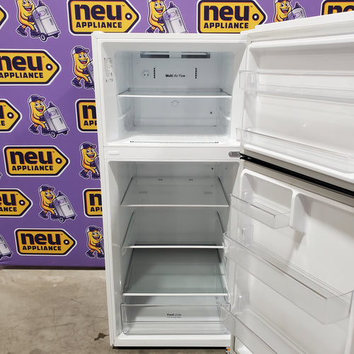 LG 28-inch 18 cu. ft. Garage Ready Top Freezer Refrigerator 22131SD110 - LT18S2100W - Scratch & Dent (Minor)