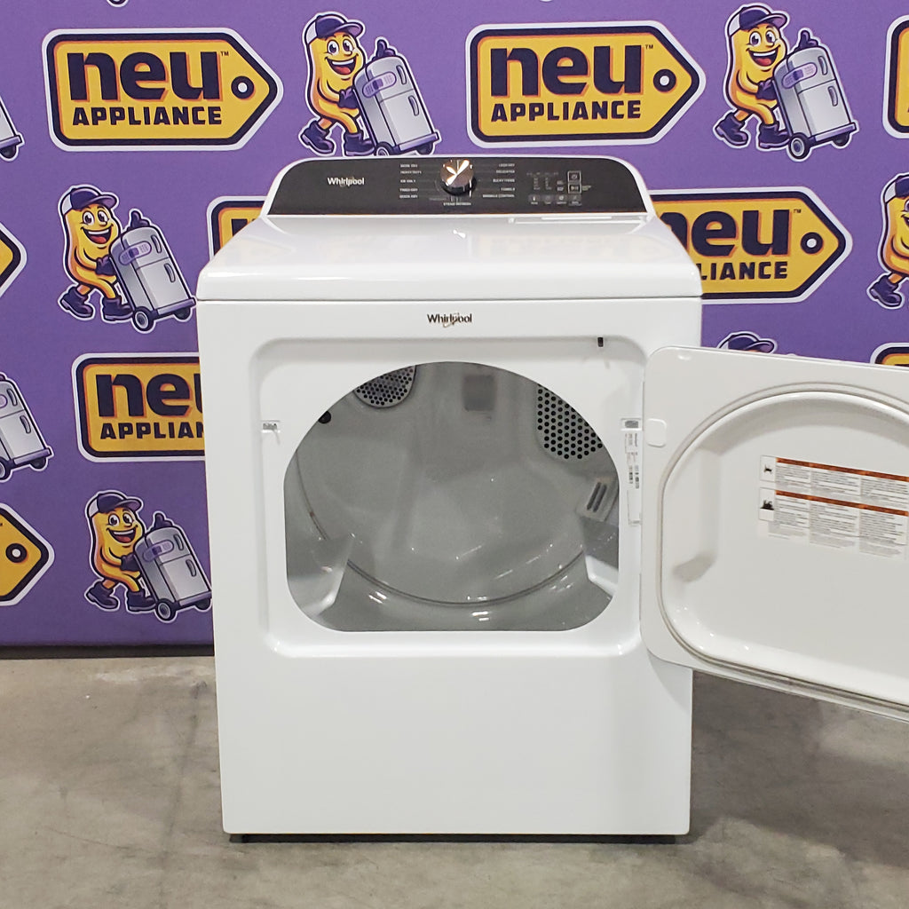Pictures of Whirlpool® 7.0 Cu. Ft. Electric Dryer with Moisture Sensor and Steam Refresh Cycle 22SD013 - WED6150PW - Open Box - Neu Appliance Outlet - Discount Appliance Outlet in Austin, Tx