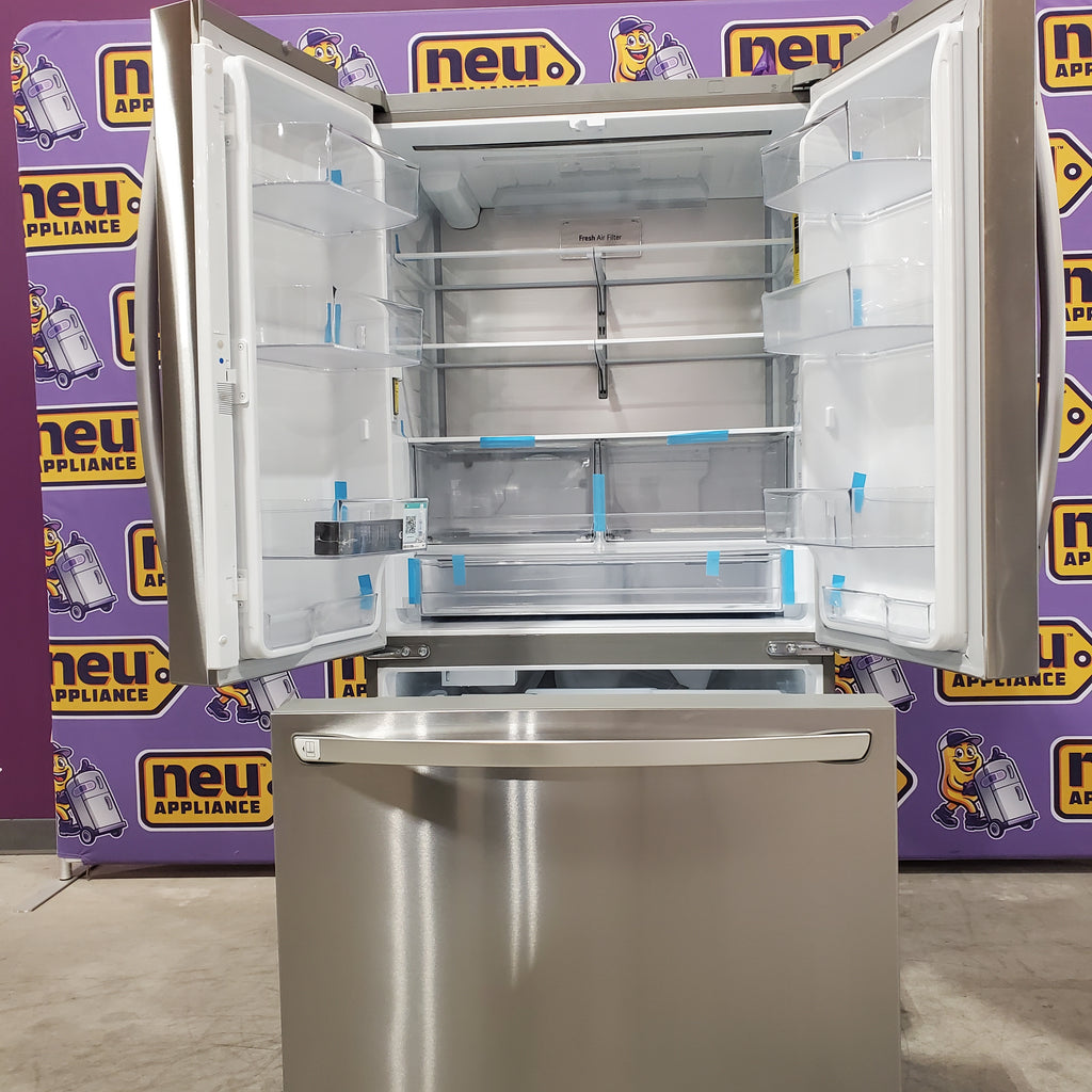 Pictures of LG 27 cu. ft. Smart Counter-Depth MAX™ French Door Refrigerator with Linear Cooling™ and Internal Water Dispenser 3SD682 - LRFLC2706S - Scratch & Dent (Minor) - Neu Appliance Outlet - Discount Appliance Outlet in Austin, Tx