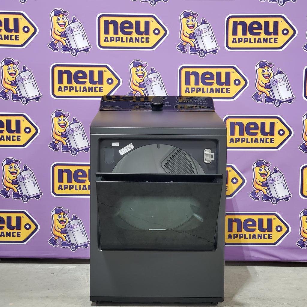 Pictures of LG 5.3 cu. ft. Capacity Top Load Washer with 4-Way® Agitator and EasyUnload™ WT8405CB - Scratch & Dent (Minor) and LG 7.3 cu. ft. Capacity Smart Rear Control Electric Dryer with AI Sensing, EasyLoad™ Door DLE8400BE - Open Box - Neu Appliance Outlet - Discount Appliance Outlet in Austin, Tx
