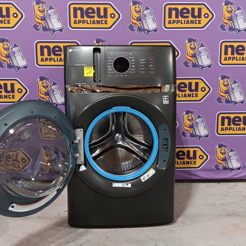 Pictures of GE Profile Energy Star Ultra Fast 4.8 Cu. Ft. Capacity 2-in-1 Washer and Dryer with Ventless Inverter Heat Pump Technology and Pet Hair Removal PFQ97HSPVDS - New in Box - Neu Appliance Outlet - Discount Appliance Outlet in Austin, Tx