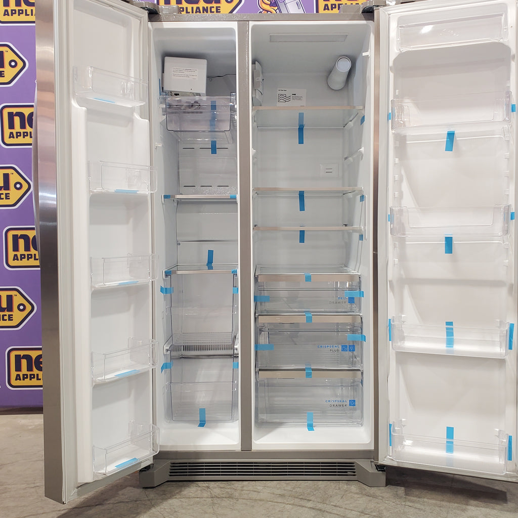 Pictures of Frigidaire Gallery 26 Cu. Ft. Standard-Depth Side-by-Side Refrigerator GRSN2620AF - Scratch & Dent (Minor) - Neu Appliance Outlet - Discount Appliance Outlet in Austin, Tx