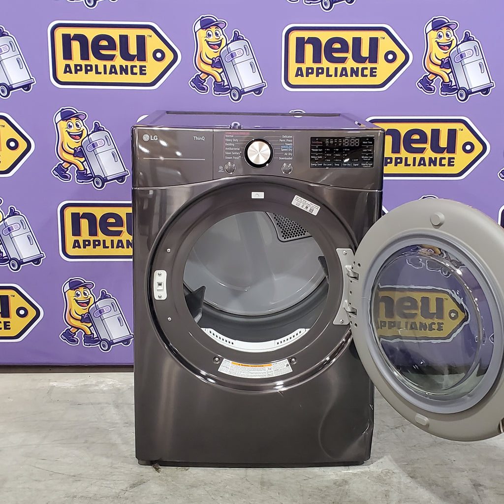 LG Front Load 4.5 Cu. Ft. Washer with TurboWash 360 Technology WM4000HBA - Scratch & Dent (Minor) and LG Smart Wi-Fi Enabled Front Load Electric 7.4 Cu. Ft. Dryer with TurboSteam 16078 - DLEX4000B - Scratch & Dent (Moderate)