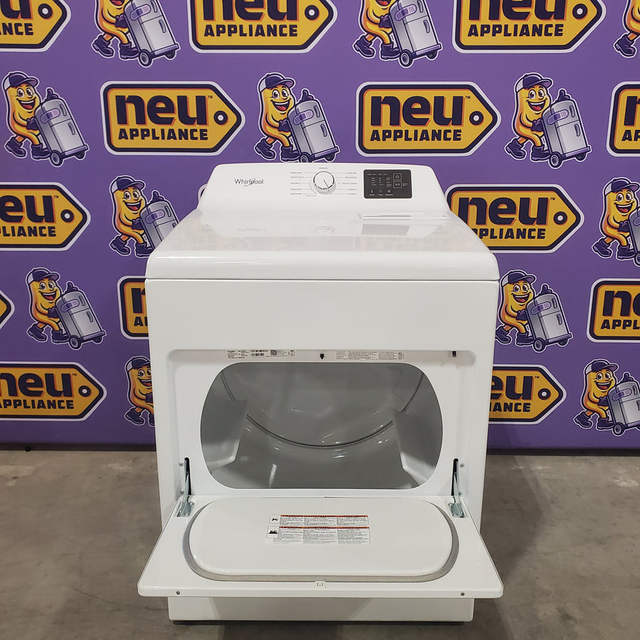 Whirlpool 7.0 cu. ft. Vented Front Load Gas Dryer in White with Adaptive Dry 25136SD622 - WGD4107SW - Scratch & Dent (Moderate)