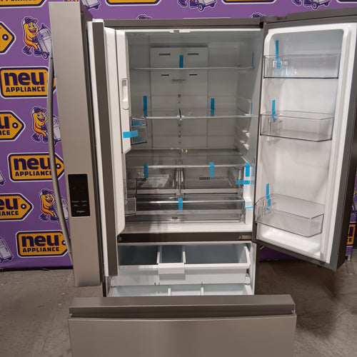 Pictures of Whirlpool French Door Refrigerator in Fingerprint Resistant Stainless Finish with In-Door Water and Ice Maker - 30 cu. ft. 22231SD309 - WRFF3536SZ - Scratch & Dent (Moderate) - Neu Appliance Outlet - Discount Appliance Outlet in Austin, Tx