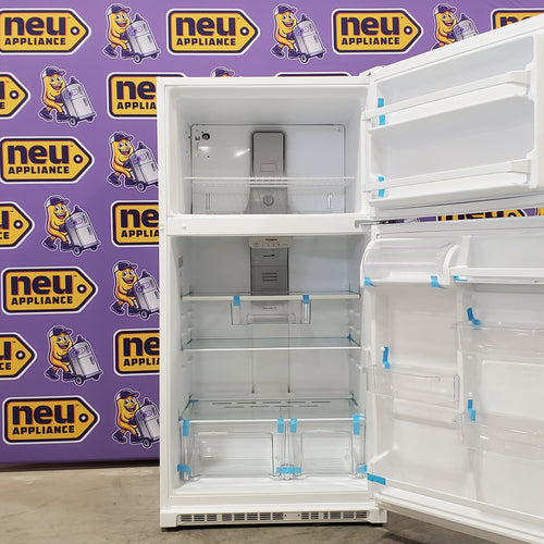 Pictures of Whirlpool 33" Wide Top Freezer 20.5 cu ft Refrigerator with Ice Maker and Frameless Glass Shelves and Flexi-Slide Bin WRT311FZDW - Open Box - Neu Appliance Outlet - Discount Appliance Outlet in Austin, Tx