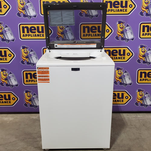 Pictures of Maytag Top Load 4.8 cu ft Washer with Deep Fill and Slow-Close Glass Lid 30134SD176 - MVW6200KW - Scratch & Dent (Minor) - Neu Appliance Outlet - Discount Appliance Outlet in Austin, Tx