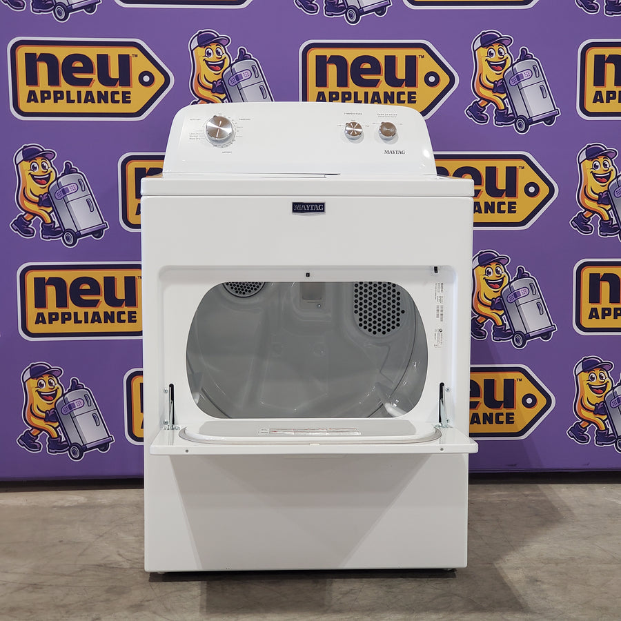 Maytag Top Load Style Electric Wrinkle Prevent 7.0 cu. ft. Dryer with Auto Dry MED4005SW - Open Box