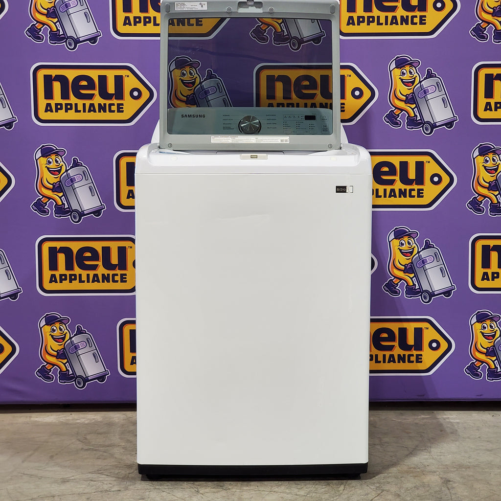 Pictures of Samsung 4.5 cu. ft. Top Load Washer with Vibration Reduction Technology+ in White WA45T3200AW - Certified Refurbished - Neu Appliance Outlet - Discount Appliance Outlet in Austin, Tx