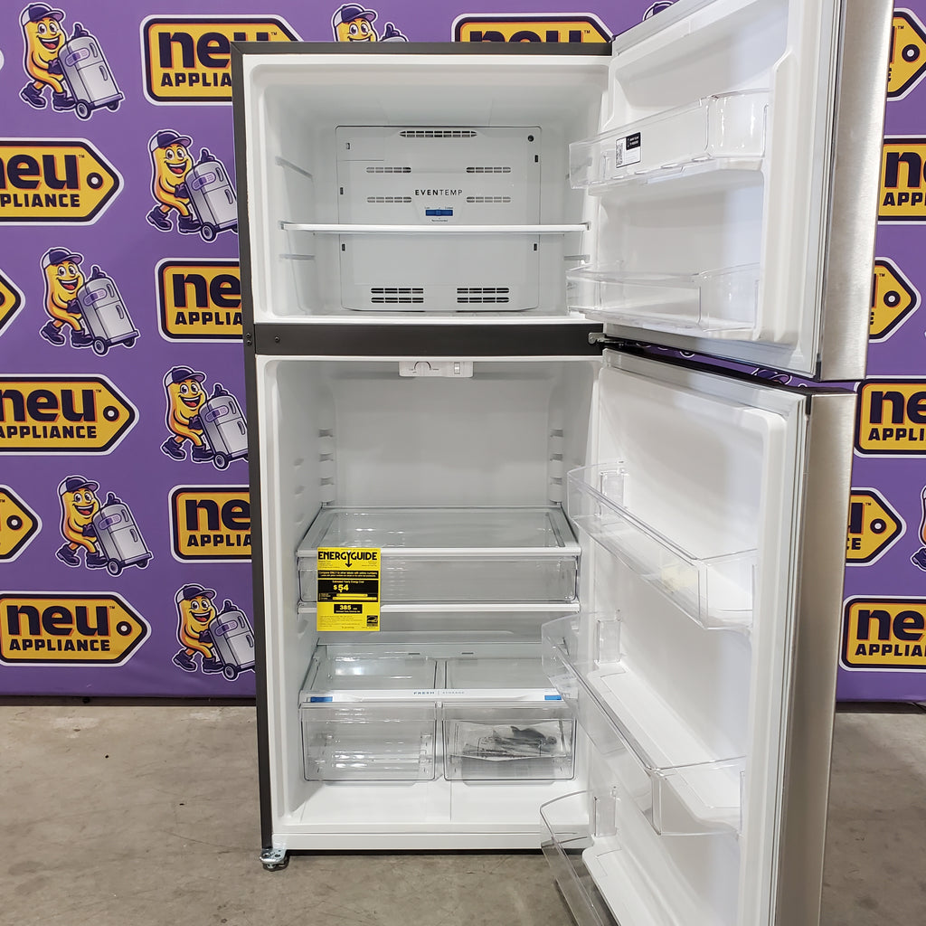 Pictures of Frigidaire 20 Cu. Ft. Garage Ready Top Freezer Refrigerator 20231SD250 - FFHT2045XS - Scratch & Dent (Moderate) - Neu Appliance Outlet - Discount Appliance Outlet in Austin, Tx