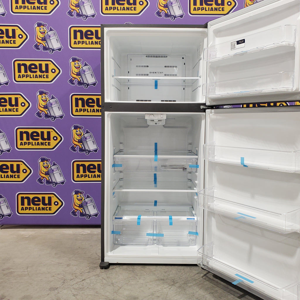 Pictures of Frigidaire 20.0 Cu. Ft. Top Freezer Refrigerator in Stainless Steel LFTR2045VF - Open Box - Neu Appliance Outlet - Discount Appliance Outlet in Austin, Tx
