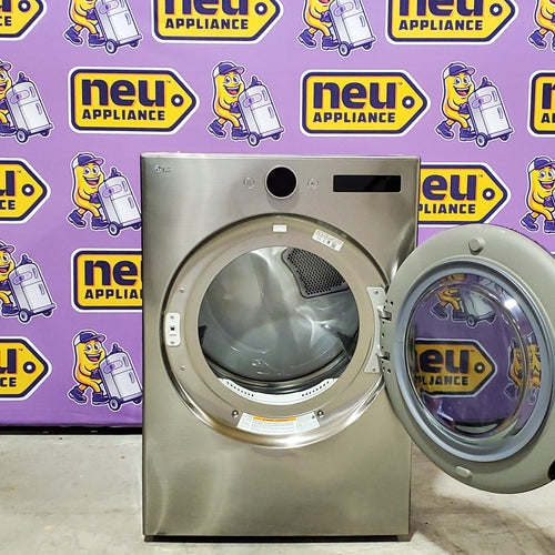 LG Ultra Large Capacity Smart Front Load Electric Energy Star 7.4 Cu. Ft. Dryer with Sensor Dry and Steam Technology 5SD189 - DLEX5500V - Scratch and Dent (Minor)