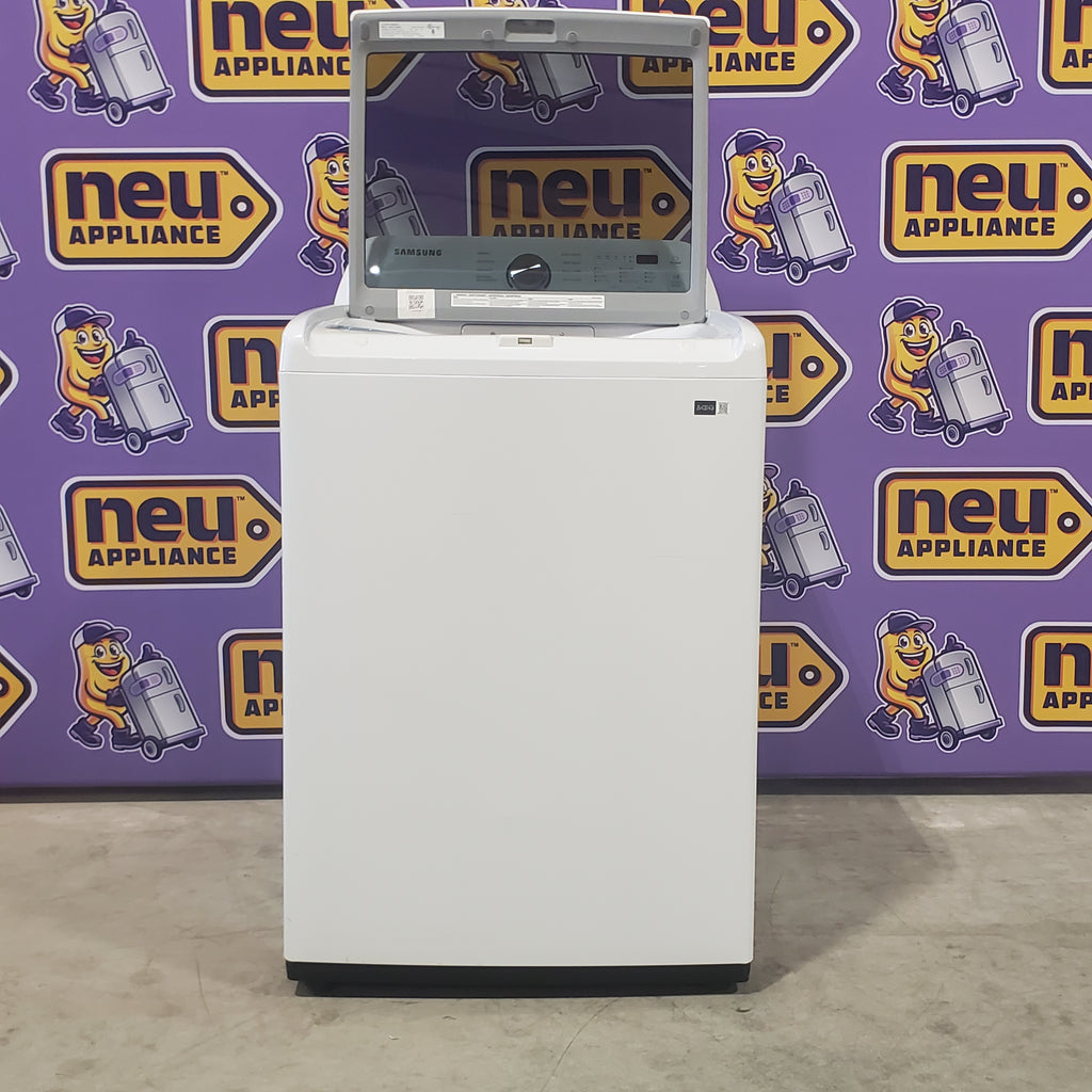 Pictures of Samsung Top Load 4.5 Cu. Ft. Washer with Soft Close Lid and Vibration Reduction Technology+ WA45T3200AW - Open Box - Neu Appliance Outlet - Discount Appliance Outlet in Austin, Tx