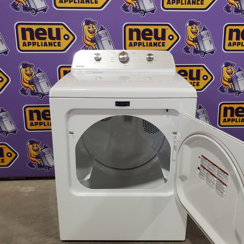 MayTag 7.0 cu. ft. Top Load Electric Wrinkle Prevent Dryer 22133SD201 - MED4500MW - Scratch & Dent (Minor)